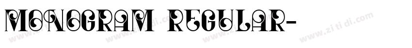 Monogram Regular字体转换